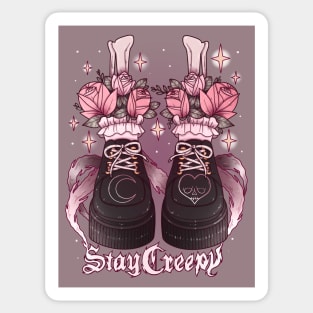 stay creepy Sticker